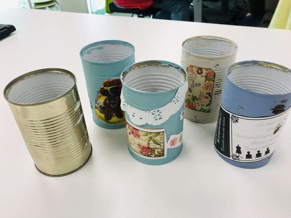 空き缶リメイク