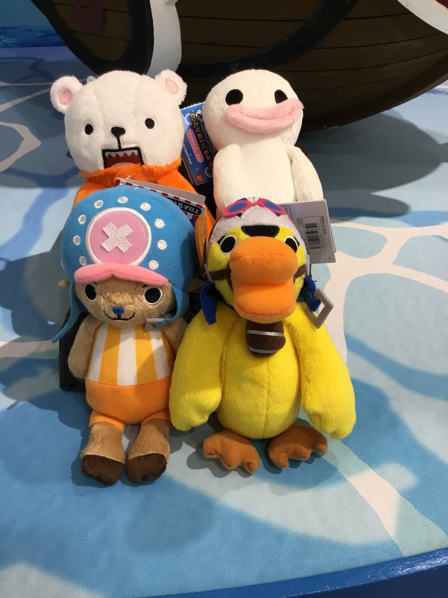 توییتر One Piece麦わらストア渋谷本店 در توییتر 新商品 くったりぬいぐるみミニ チョッパー カルー ベポ ホロホロゴースト 各1 600円 税 好評発売中 麦わらストア Onepiece T Co Ct49tjoldf