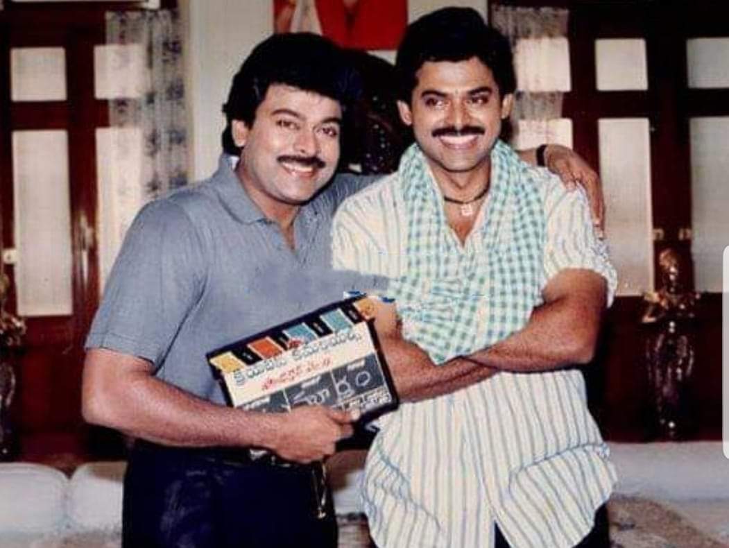 Telugu Sarcasm on Twitter: "Some of the Throwback pics of senior stars # Chiranjeevi & #Venkatesh during Chanti movie launch #Nagarjuna & #Balayya at Adhitya 369 movie location https://t.co/kJfCtejwAl" / Twitter