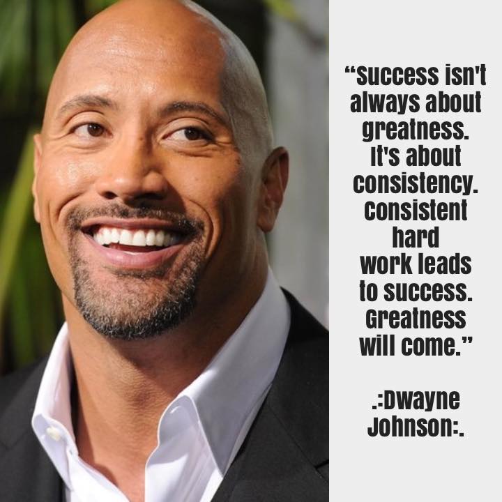 RegalBizEvents's tweet photo. “Success isn't always about greatness. It's about consistency. Consistent hard work leads to success. Greatness will come.”
— Dwayne Johnson https://t.co/N56XMNkNlw