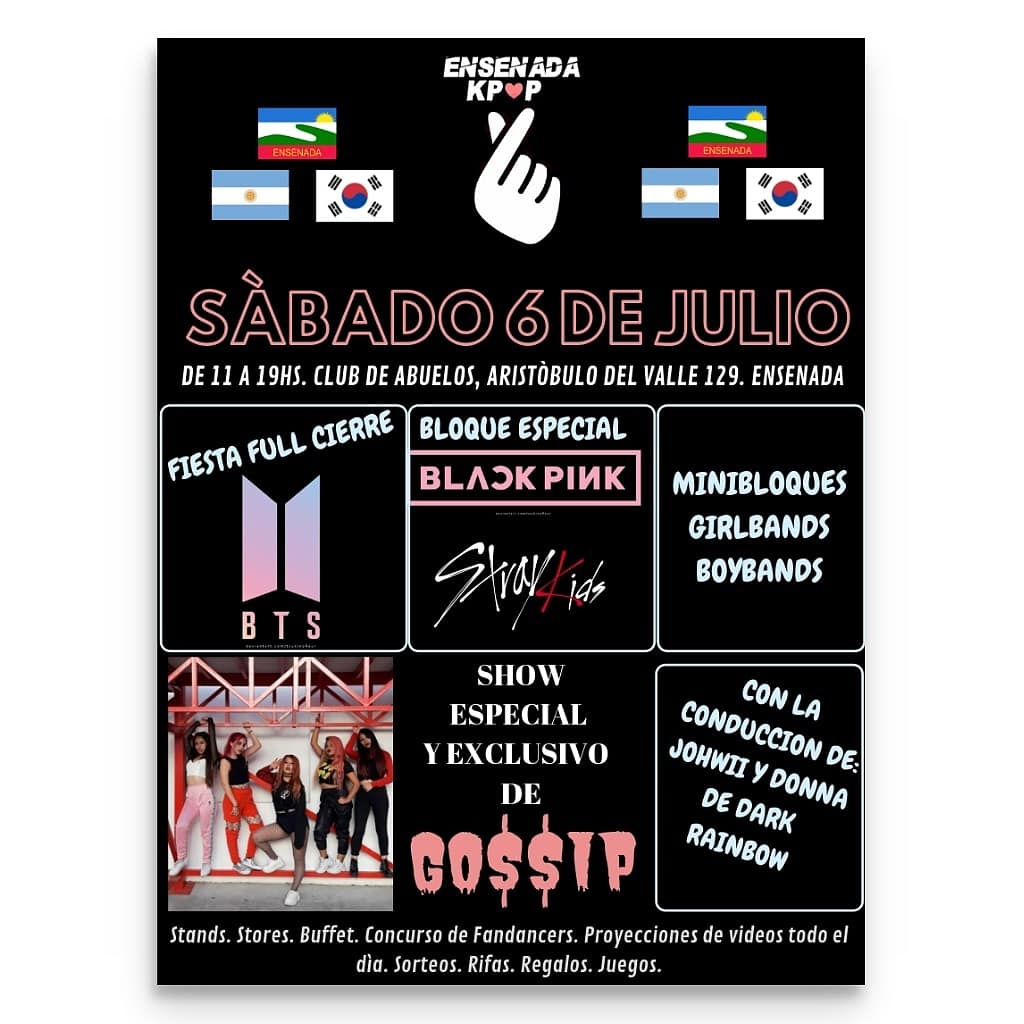 gnz_naty's tweet photo. #evento #kpop #Bts #argentina #EnsenadaKpop #blackpink #StrayKids #EXO #Twice #Got7 #Nct Entradas a la venta en puntos de venta y de manera online https://t.co/hYhPyFa6AU