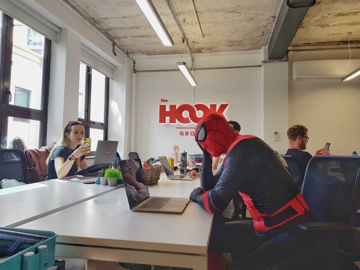 Our campaign for <a href="/SpiderManMovie/">Spider-Man Movie</a> Far From Home by <a href="/SonyPictures/">Sony Pictures</a> is in the works. In between shoots, we had Spidey help out on a little bit of data entry. He wasn't all that happy.  Watch this space for our video campaign to promote the brand new movie in cinemas 2nd July.