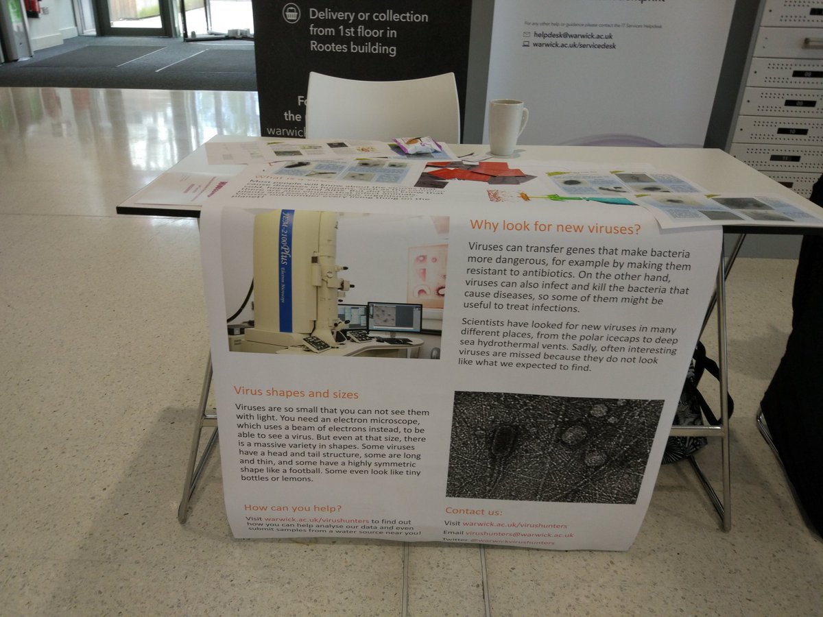 UoWVirusHunters's tweet photo. Promoting Virus Hunters to teachers today at the Warwick and Schools Partnership Conference. https://t.co/xgF9bAPfcJ