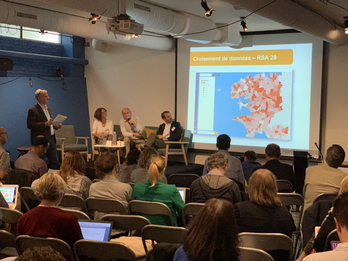 Civiteo_CS's tweet photo. #Bigdata Modélisation du non-recours au RSA : présentation à Paris d’un prototype  par le département @finistere_29. Un projet que @Civiteo_CS est fier d’avoir accompagné. #ForumData @Lagazettefr https://t.co/PQEoKIhbyB