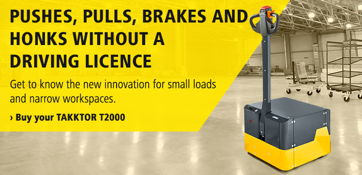 A great way to reduce manual handling with a push of a button! Our TAKKTOR T2000 tow truck moves your materials through even the tightest of spaces and narrow aisles. Another tick on your H&amp;S checklist.
Learn more:bit.ly/31G9OUR