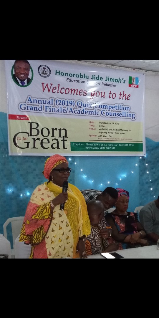 OmololaEssien's tweet photo. At the Grand finale of the annual quiz competition for secondary Schools in Lagos Mainland LGA hosted by Lagos Mainland MHR, Hon. Jide Jimoh. @JideHon
#Education
#LagosMainland
#YABALCDA https://t.co/TyCxag0SFH