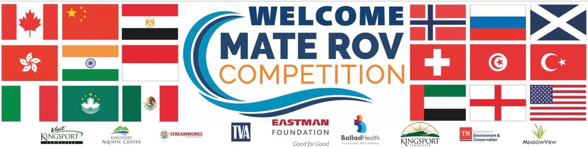 streamworksed's tweet photo. More than 900 students from 18 countries have arrived in Kingsport for the International MATE ROV Competition.
The 18th annual underwater robotics competition is being held in Tennessee for the first time, June 20-22 at Kingsport Aquatic Center. #watergame #stemgym https://t.co/EHq6lml7KU