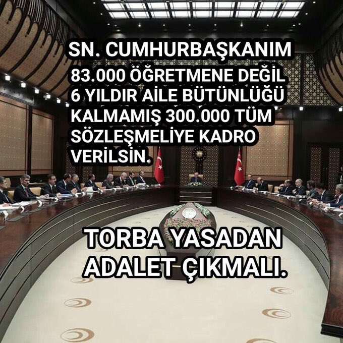 yusufck73's tweet photo. #SözleşmeliyiKadrodaAyırma Adil bi şekilde herkes hakkını alsın https://t.co/LE66yqR2dV