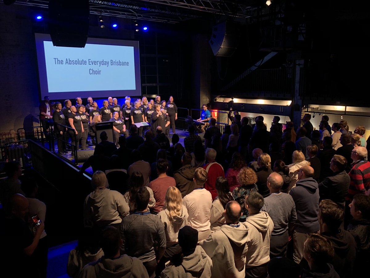 The Absolutely Everybody Brisbane Choir are raising their voices with Brisbane leaders to help raise funds for those experiencing homelessness at our Vinnies @CEOSleepout tonight. Donate now ➡️ lnkd.in/gcUB9QT