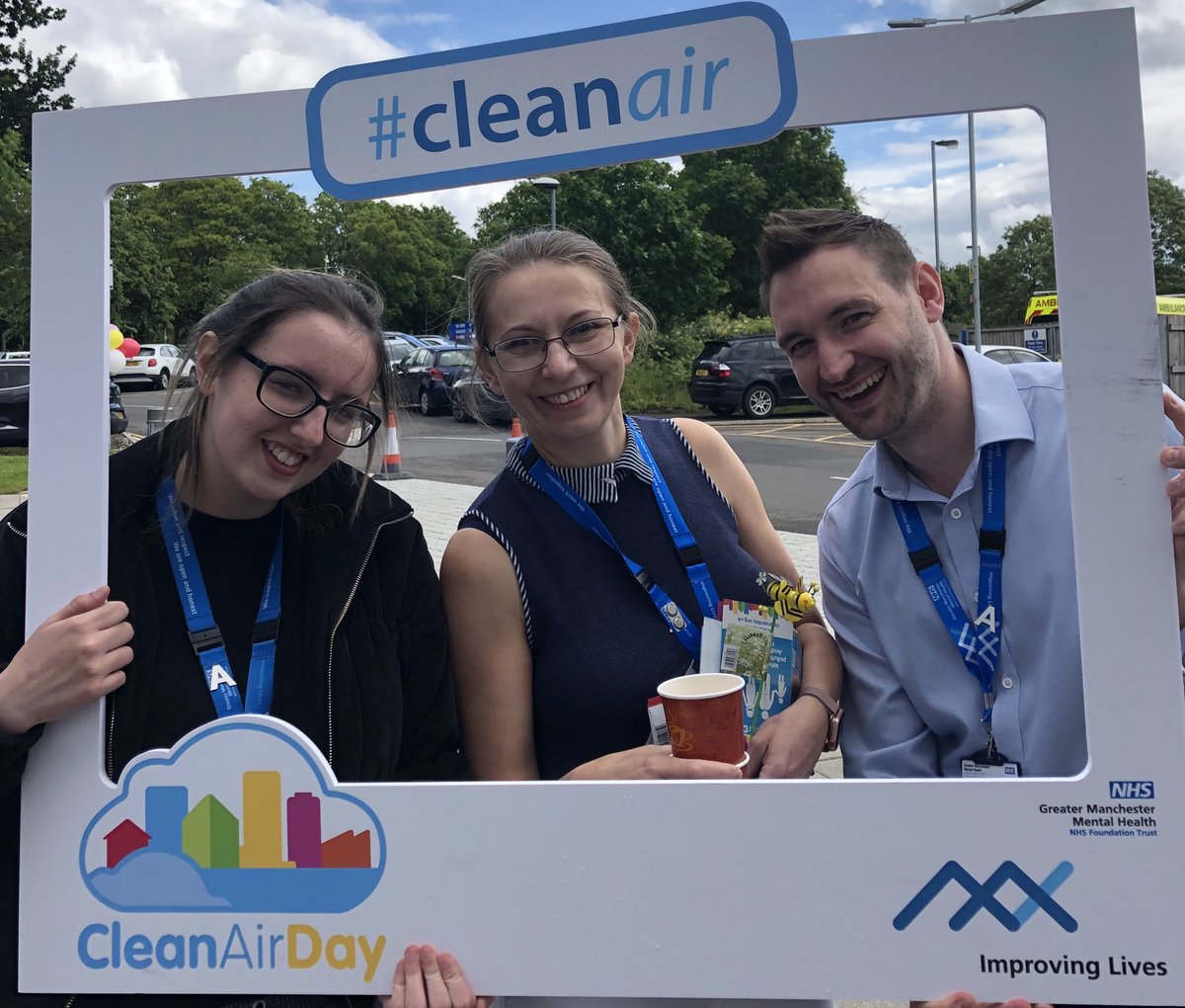 IJSayers's tweet photo. We had a great time at the @GMMH_NHS Clean Air event put on by the Facilities department. #GMMHapprentices #CleanAir #Sustainability https://t.co/4QTKg8Eo3Q