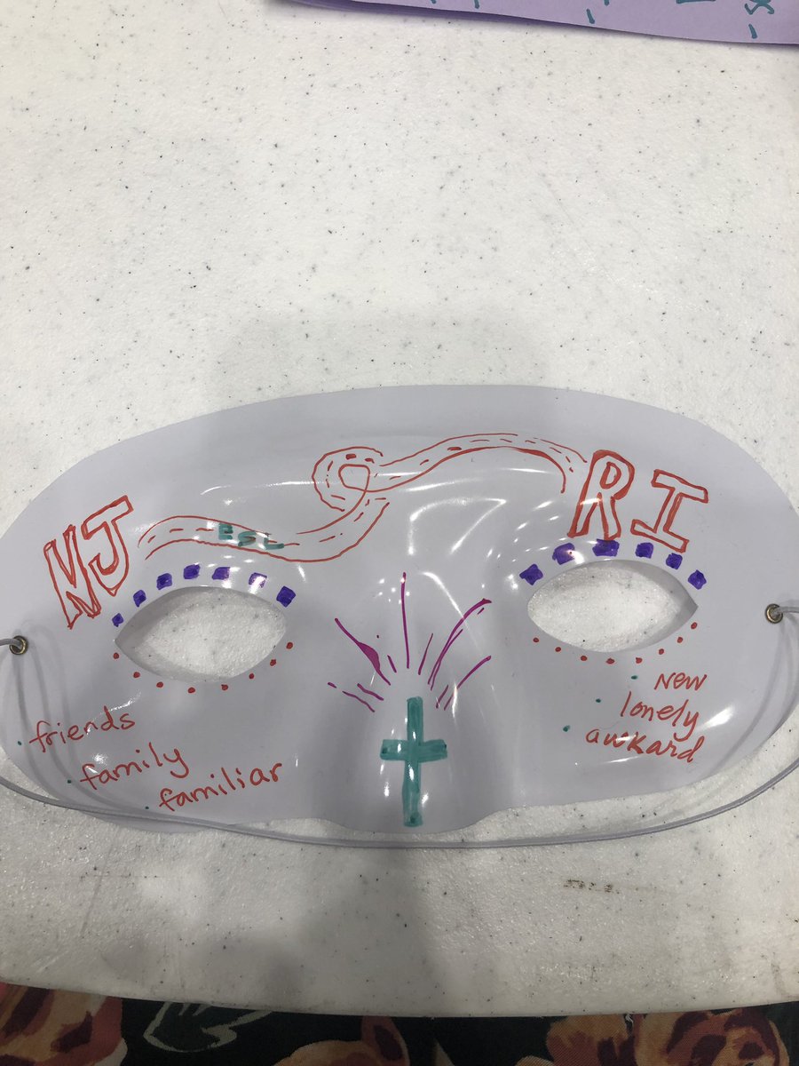 CAriasHen's tweet photo. How does the mask you wore as a child inform how you relate to children, families and colleagues today? #powerfulreflections #themaskswewear https://t.co/1T2WruoFIp