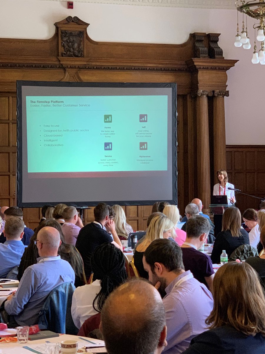 Hilary Jones from <a href="/Firmstep/">Firmstep</a> (now Granicus!) is up! She is covering how the Firmstep Platform helps create easier, faster, and better customer service! #Granicus19