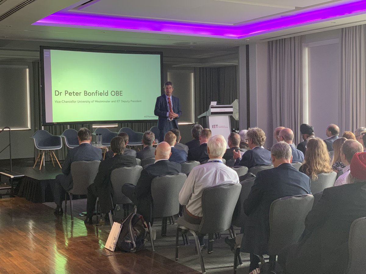 Beardy_58's tweet image. We welcome @peter_bonfield to the stage to speak about how important partnerships are between academia and industry at @TheIET Summer Partnership Event #IETPartnerships
