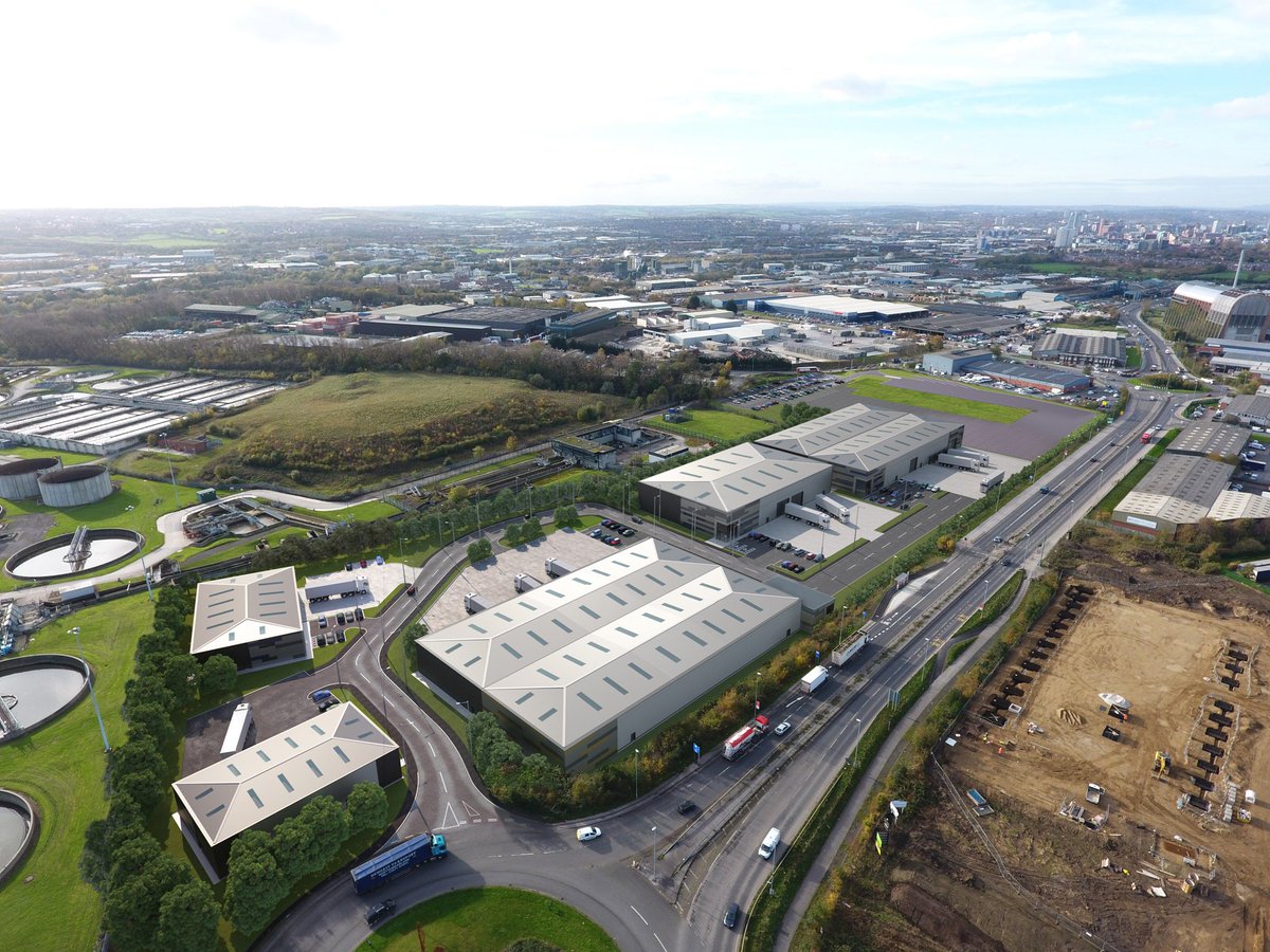 First images of the proposed Total Park on Pontefract Lane, Leeds. 5 new Industrial/Warehouse units to be offered on leasehold or freehold terms and available for occupation in Q2 2020. 9,000-58,000 sq ft with easy access to Leeds City Centre and J45 of the M1 motorway.
