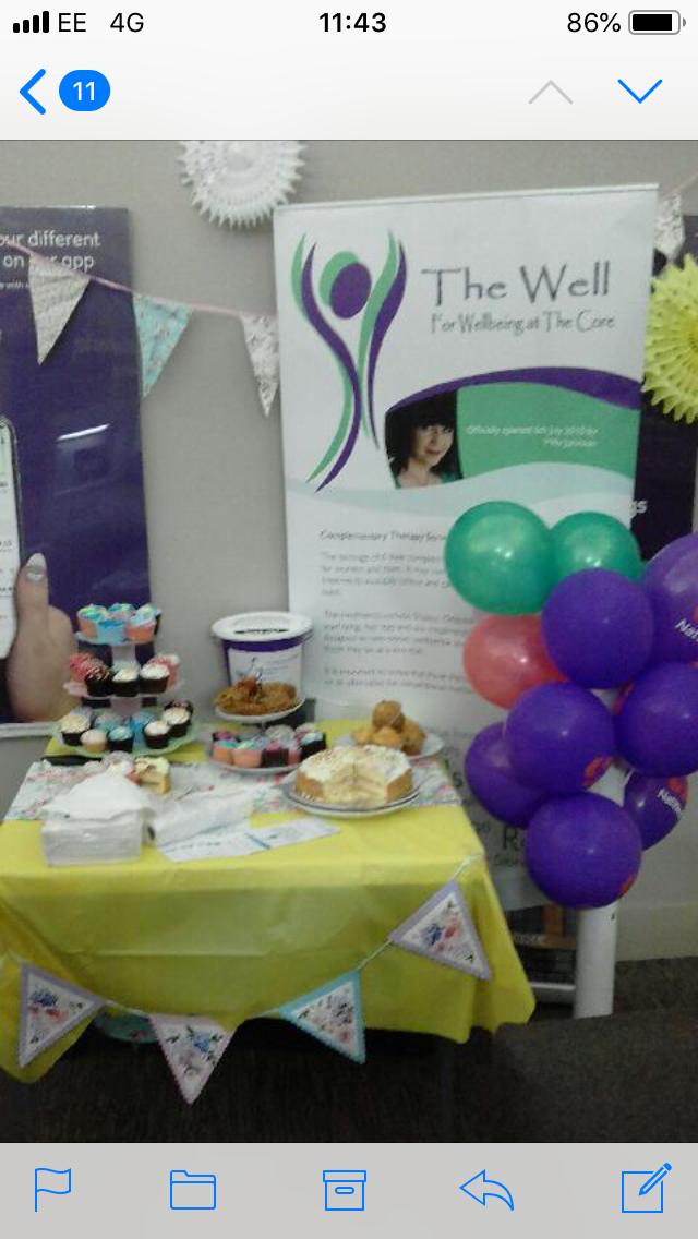 NatWest cake sale taking place now at the bank on Market Hill to raise funds for The Well. Thank you to the staff and customers