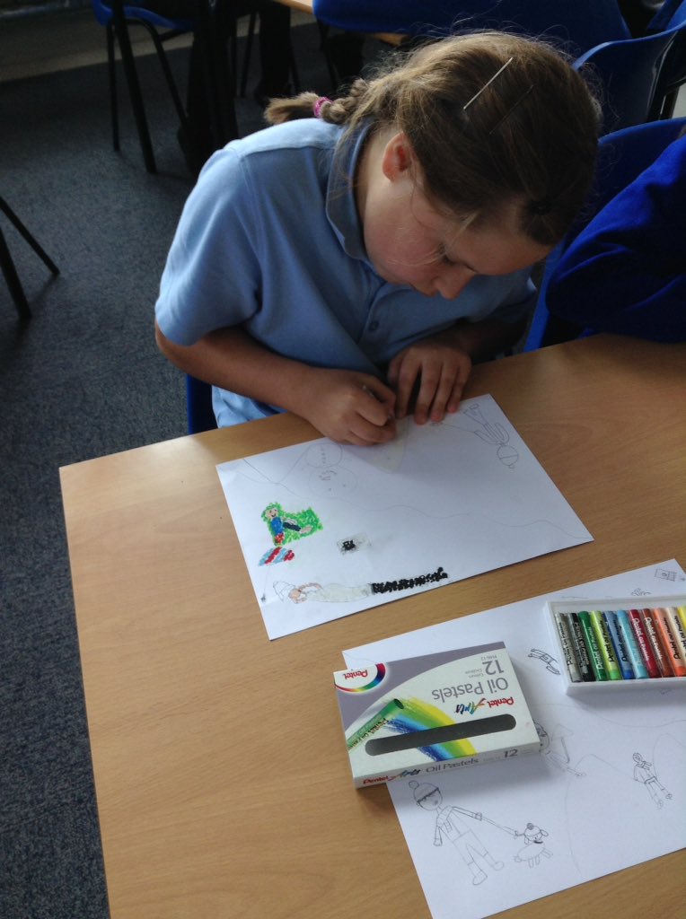 latimerprimary's tweet photo. Class CJ have been inspired by Georges-Pierre Seurat. #Latimerartsweek #ClassCJ https://t.co/XzuTPi16rA