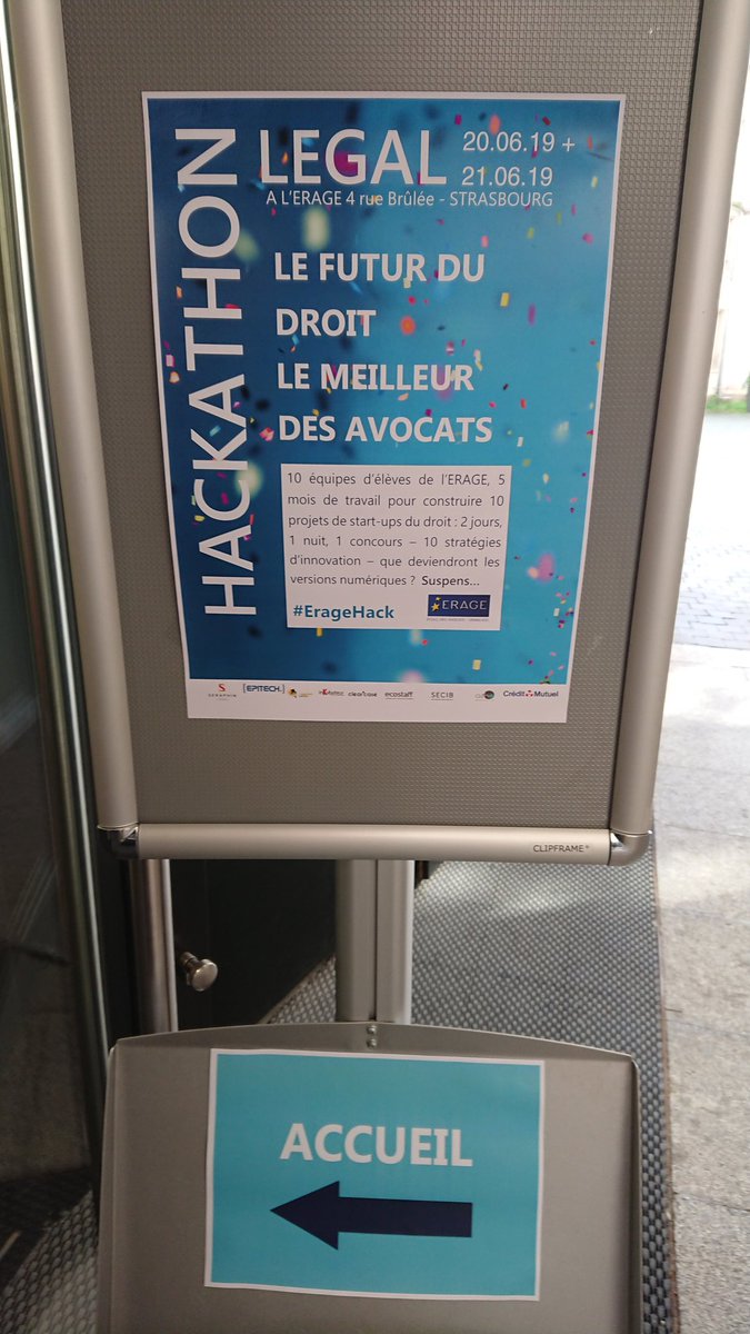 ThomasCruzol's tweet photo. 1er Hackathon #Legal #Tech organisé dans le Grand-Est @regiongrandest @ERAGE_ ⚖
Un grand bravo à Mme KEBEDE et ses équipes pour l'organisation de cette rencontre #eragehack #Epitechinside @SeraphinLegal @EpitechStras
Absolument fan de ce campus https://t.co/VLFrGdA9zR