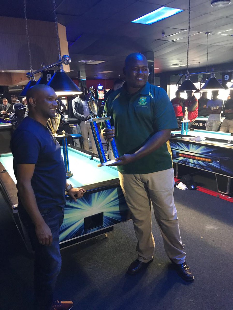 Sowetoblackball's tweet photo. Congratulations to #ClintI'anson from England for winning our Annual Time Out R500K Pool Tournament,  he beat #WetsiMorake in the final.  #JackWhelan took 3rd Place #Mzamo from Eastern Cape taking 4th place. We wish for support from @SPORTandREC_RSA @Tourism_gov_za @GautengSACR https://t.co/5ZCXhChiAH
