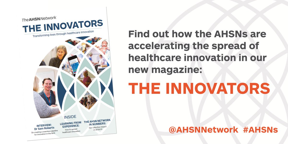 StrawbryLondon's tweet image. Meet the innovators! Exploring how @AHSNNetwork transforms lives through healthcare innovation, they launch a new magazine at #Confed19 today. Come &amp;amp; grab a copy from stand FA2 or read online: bit.ly/ahsn-innovators @Confed19 @NHSEngland @NHSImprovement @UK_Life_Science #AHSNs