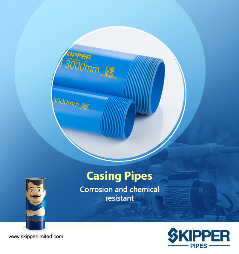 SkipperPipes's tweet image. Skipper Casing Pipes acts as a shield for a hassle-free bore well ensuring better flow of water and low frictional loss.  For more details, visit- bit.ly/2KsDn72 #CasingPipe #SkipperPipes #Shield #BorewellApplication #HassleFree