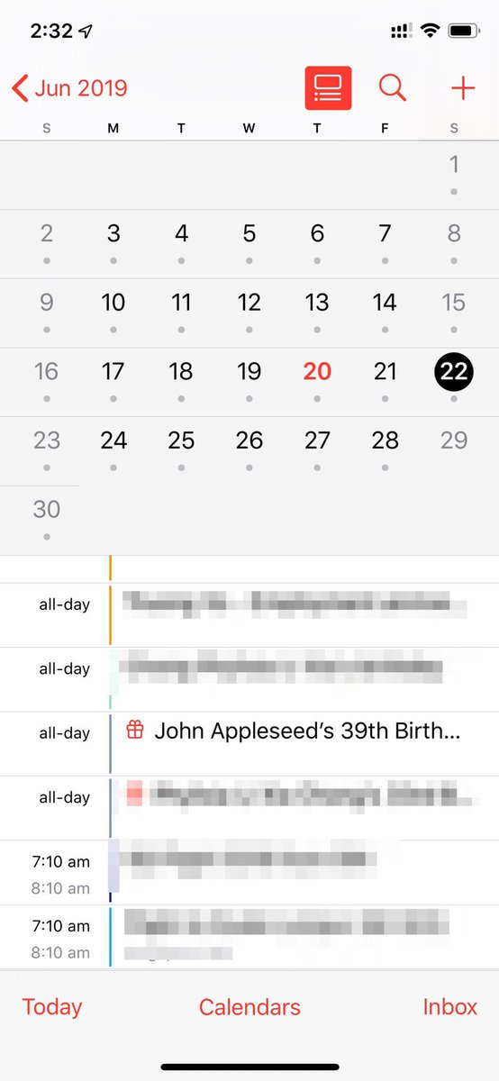 John Appleseed’s birthday? Did I accidentally sync mock contacts in the iOS Simulator with my iCloud account? LOL