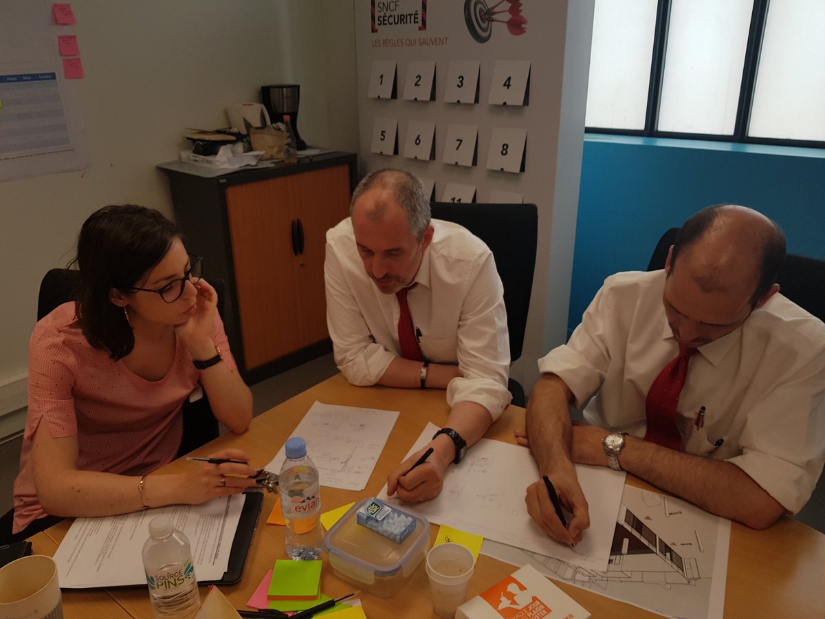 Ateliers avec les superviseurs de Paris Saint Lazare pour repenser le parcours clients dans nos espaces avec l'arrivée prochaine du LSA. Des équipes engagées et impliquées pour satisfaire nos clients. Merci à tous ! #LSA <a href="/TGVINOUI/">TGV INOUI</a> @sophiebrionSNCF <a href="/SRousset_Mora/">Stéphanie ROUSSET MORA</a> <a href="/ArnaudPortalier/">Portalier Arnaud</a>
