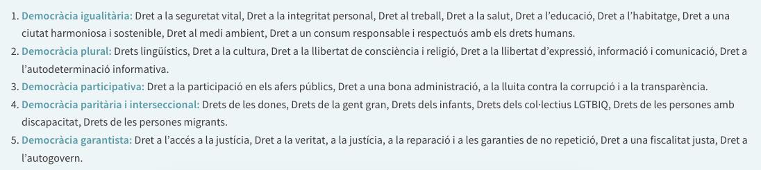 estructuraDHC's tweet photo. 👉🏾 Digues la teva sobre el #PlaDeDretsHumans de Catalunya a través de l' #ÀgoraVirtual
🌐 https://t.co/q3TXnmzQeC
#DemocràciaIgualitària
#DemocràciaPlural
#DemocràciaParticipativa
#DemocràciaParitàriaiInterseccional
#DemocràciaGarantista
#ÀgoraDeDrets https://t.co/XgpZTKrf5h