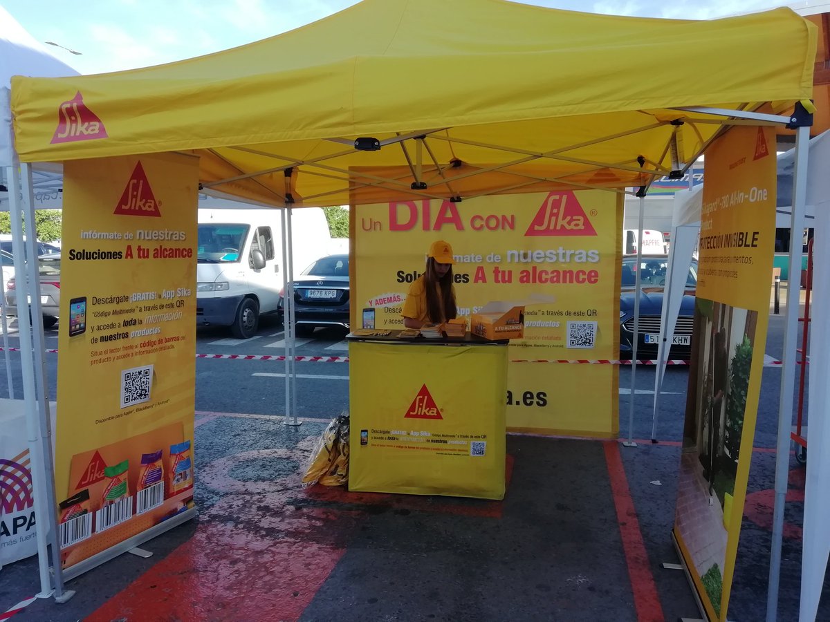 Acercate a conocer las soluciones <a href="/SikaSpain/">Sika España</a> al almacen de @bricomart de Rivas