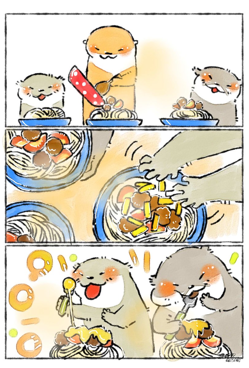 そうめんを茹でたのですが、量が少なかったので、上にミートボールのせました✨
今回使ったのはイシイのミートボール。バターでトマトを炒めミートボールを投入。そうめんの上にのせ、仕上げに溶けるチーズを掛けて出来上がり✨
チーズが溶けて…