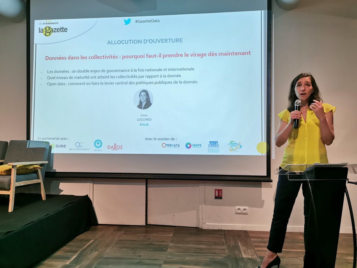 Allocution d'ouverture par <a href="/laurelucchesi/">Laure Lucchesi</a> dans le cadre de l'événement "données dans les collectivites: pourquoi faut il prendre le virage des maintenant" #GazetteData #opendata