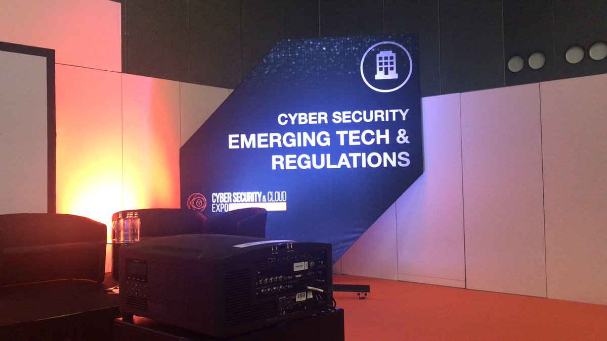TRajab's tweet image. Getting ready for a full day of chairing the ‘emerging tech and regulations’ workstream at the @CyberSec_Expo. Some fascinating presentations coming up on the role emerging technologies will have on the cyber security sector #cybersecuritycloudexpo