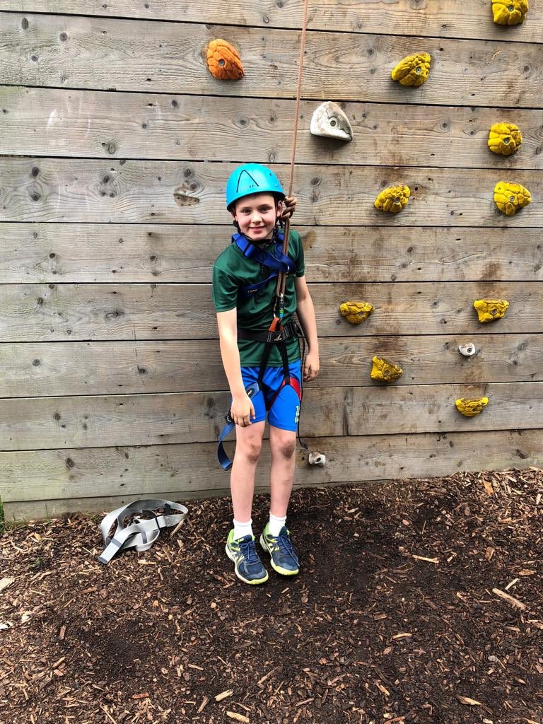 DanesfieldY6's tweet photo. Facing fears head on! #gladiatorwall https://t.co/TJq6LdObfj