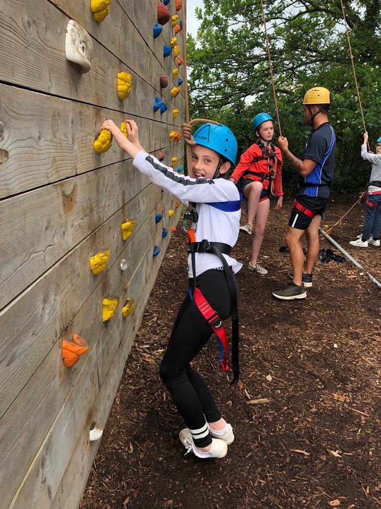 DanesfieldY6's tweet photo. Facing fears head on! #gladiatorwall https://t.co/TJq6LdObfj