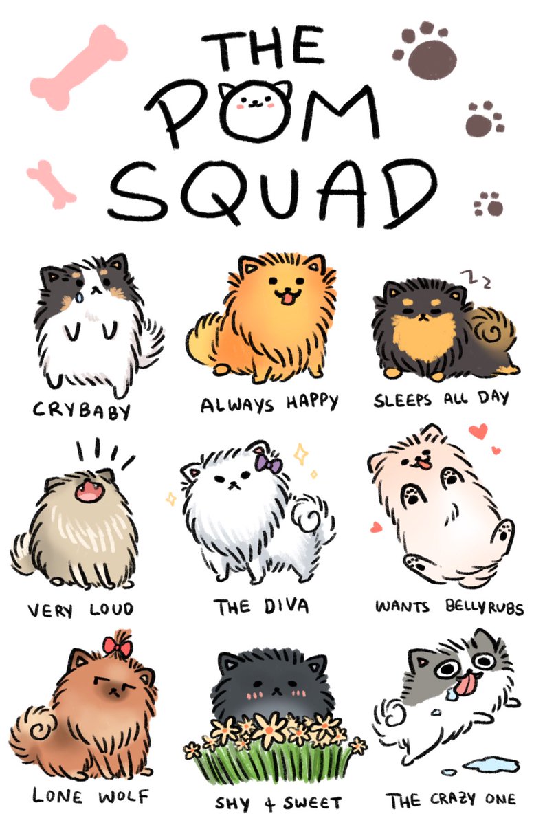 the Pom squad! Which one are you :D 