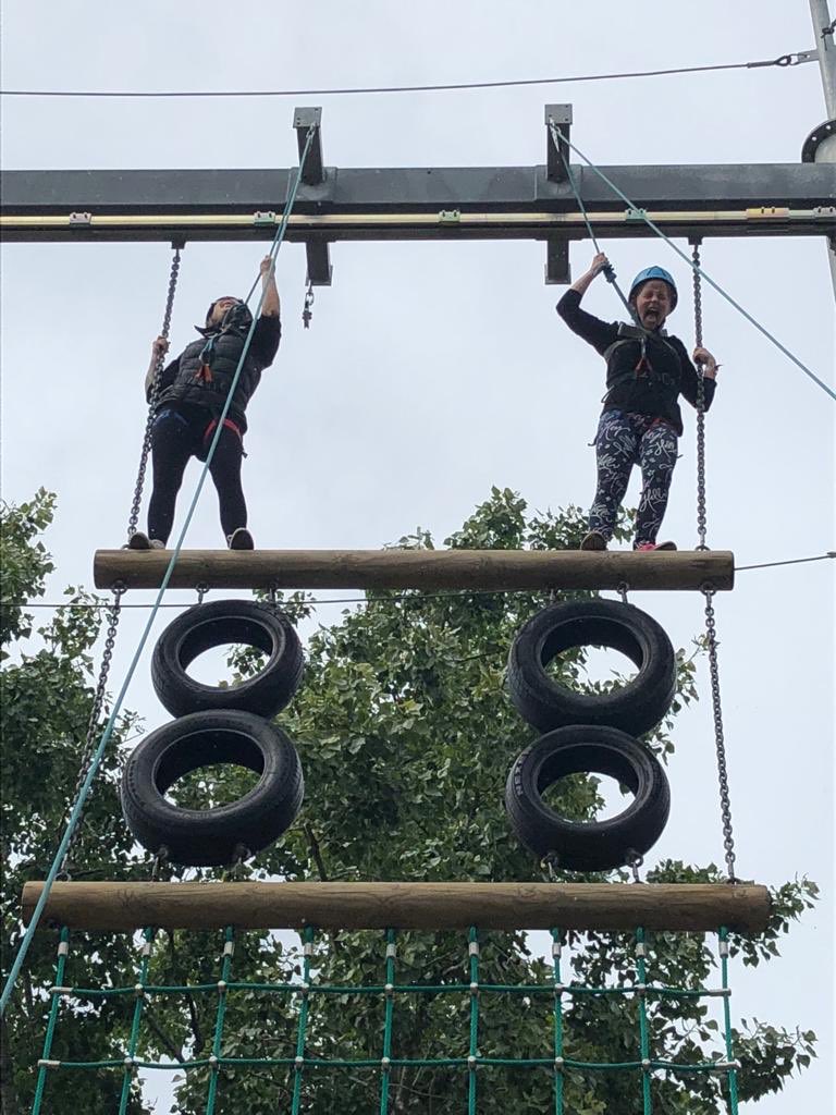 DanesfieldY6's tweet photo. Facing fears head on! #gladiatorwall https://t.co/46sHx9SgB2