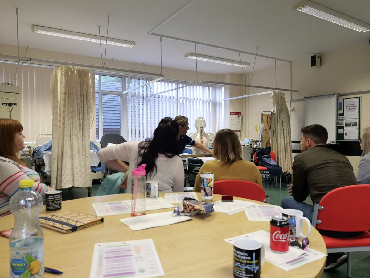 Learning new skills: new born life support and NG training on the practical training day 17.06.2019 <a href="/Educc_elht/">ed/ucc@elht</a> @ELHTEdDev @EastLancsHosp @