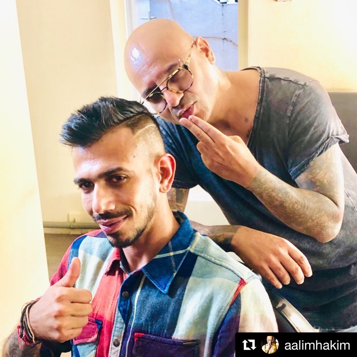 Aalim Hakim on Twitter: "And the haircut session continues... For the super  talented Yuzvendra Singh Chahal @yuzi_chahal ♠️ in LONDON 🤘 #worldcup2019  #yuzvendrachahal #cricket #london #england🇬🇧 #aalimhakim  https://t.co/aY5VExvcNJ" / Twitter