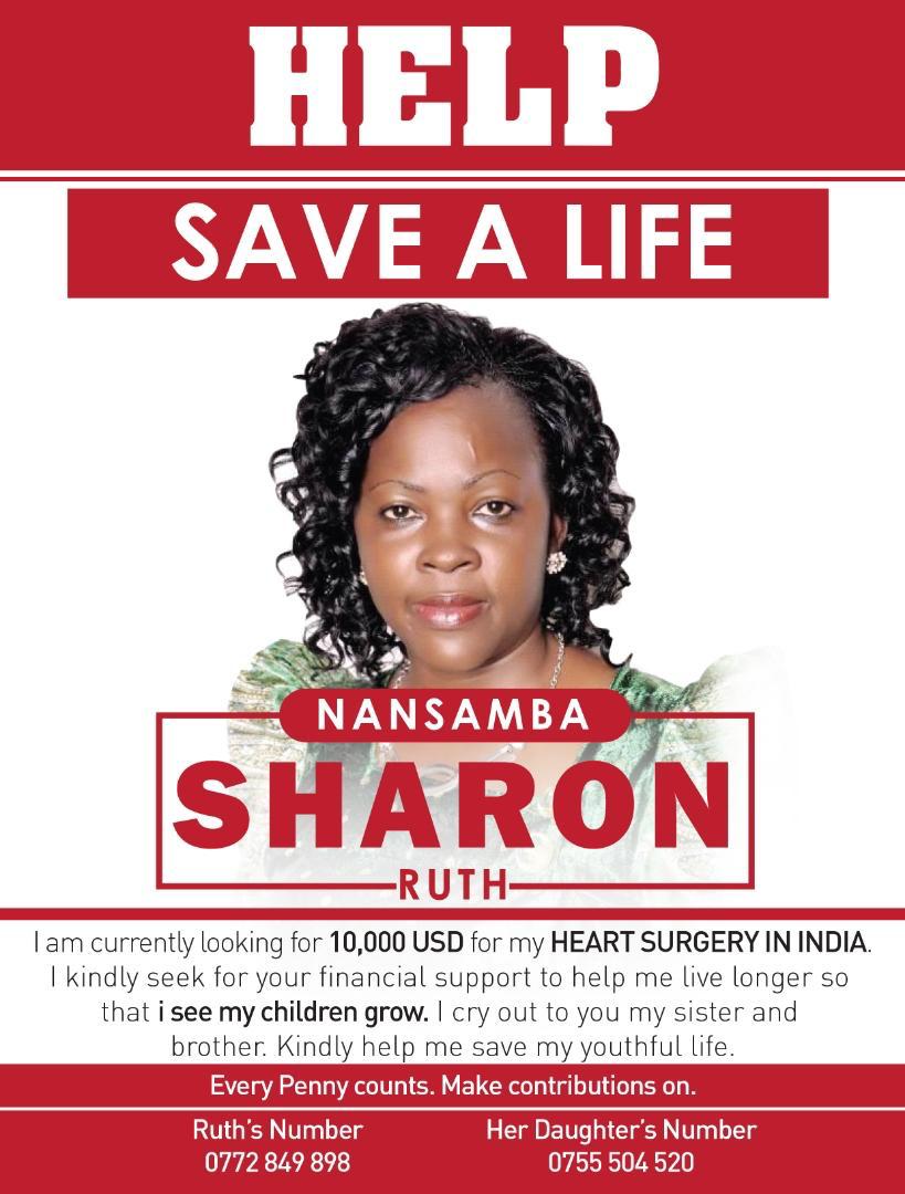 FA_Kimbowa's tweet photo. Sharon Ruth Nansamba seeks financial support to help her live longer so that she sees her children grow. Every penny counts. She is currently looking for 10,000USD for her surgery. @Ugaman01
@ugawoman01 @Jude_Mugabi @MathiasSsemanda @nxtradioug @Bweyinda1 @SamaEmme
#SaveRuth https://t.co/dXtz3eCjAe