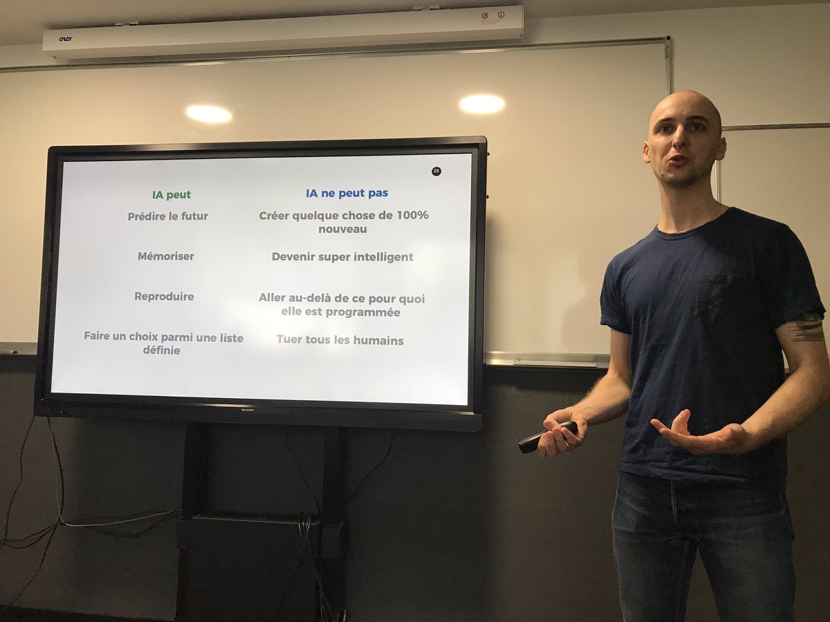 SoizicForge's tweet photo. Quelles sont les différences entre l’#IA et l’Homme ?
@Remibacha nous propose un comparatif sur ce que la machine est capable de faire ou non #MBADMB #InsideDigitalRevolution #eNovations 🤖👇 https://t.co/KSVGl9uPiO