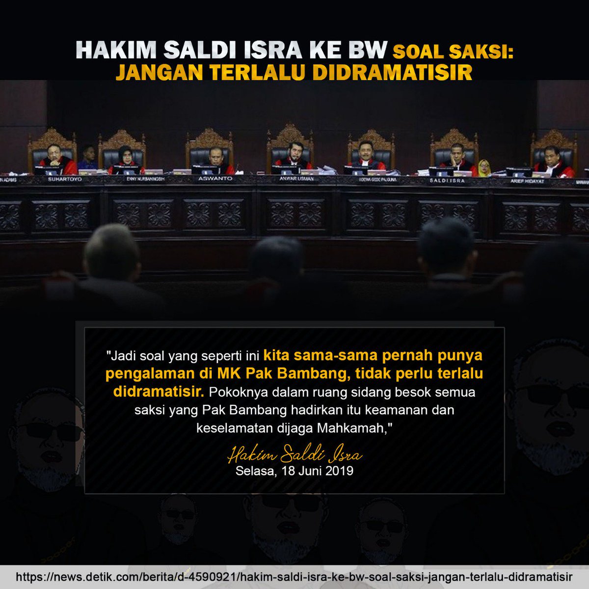 sofyaopi's tweet photo. Mbang.. masa' sidang MK pun juga dipake drama sih.. Rakyat udh tau anda itu siapa mbaaang...
#Tim10
#DramaSaksiSidang https://t.co/dtw7wzj1vM
