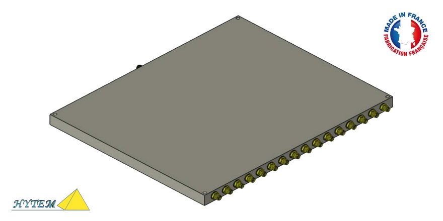 HytemRF's tweet image. New wideband 16 way power splitter
Frequency: 0.6~4GHz
Power: ⩽ 50W as splitter (⩽ 5W as combiner)
Isolation: ⩾ 18dB
Insertion loss: 3.2dB (above split loss)
Connector: SMA female
P/N: 01.02.386
Datasheet=tinyurl.com/yxz66vjp
#RF #Microwave #RFpowerSplitter #RFpowerDivider