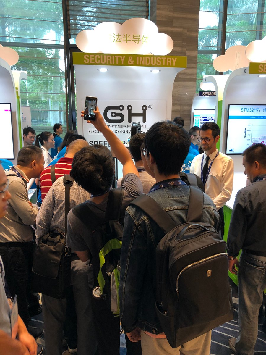 GH_Enterpise's tweet photo. STM32 Summit Shenzhen 2018
Guest of @ST_World
with our #speedyboard
working on GH concept 3D printer
#ghenterprise #stm32 #stmicroelectronics #stpartnerprogram #stpartner #stampa3d #3d #3dprinter #3dprinting #motioncontrol #engineering #electronics https://t.co/DY7A2LYhYh