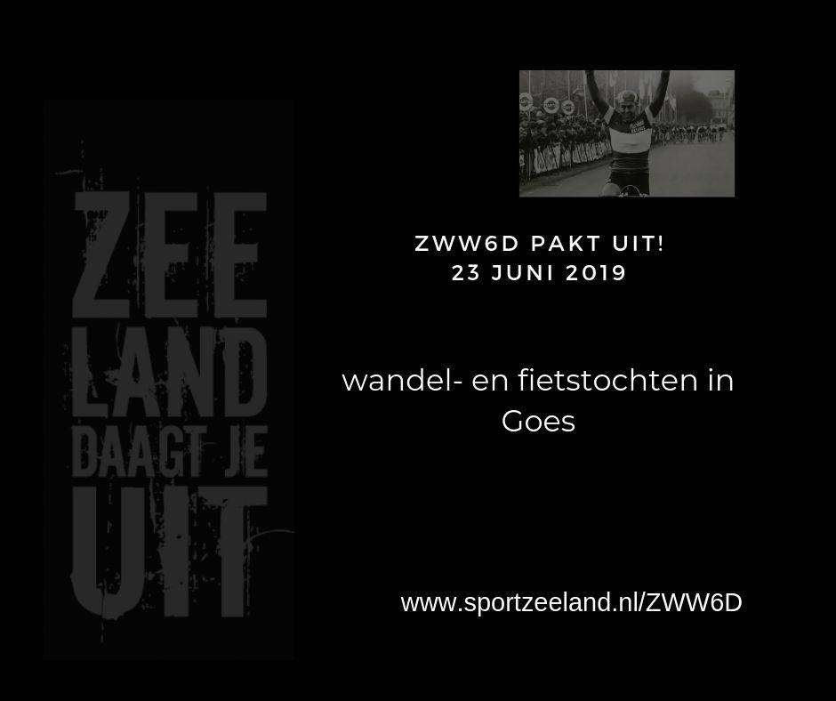 Ontdek Zeeland fietsend of wandelend op 23 juni 2019 <a href="/GemeenteGoes/">Gemeente Goes</a> .
Be Active 👉 sportzeeland.nl/ZWW6D #zeelanddaagtjeuit #ZWW6D #zeeland #wielrennen