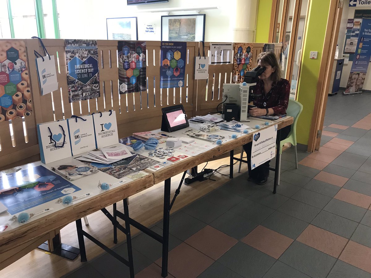 CellularRDE's tweet photo. Come and join us in Oasis at RD&amp;E for #biomedicalscienceday2019 https://t.co/RR7if2IyUT