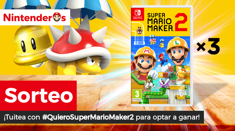 Nintenderos's tweet image. ¡Sorteamos 3 Super Mario Maker 2!

➡️ Síguenos y RT aquí
➡️ Cambia tu nombre de perfil a Super Mario Maker 2 y tu foto a una de las del tuit de abajo
➡️ Tuitea con #QuieroSuperMarioMaker2 con lo que más te guste del juego. ¡Sin límite de tuits!

¡Suerte! - nintenderos.com/2019/06/sortea…