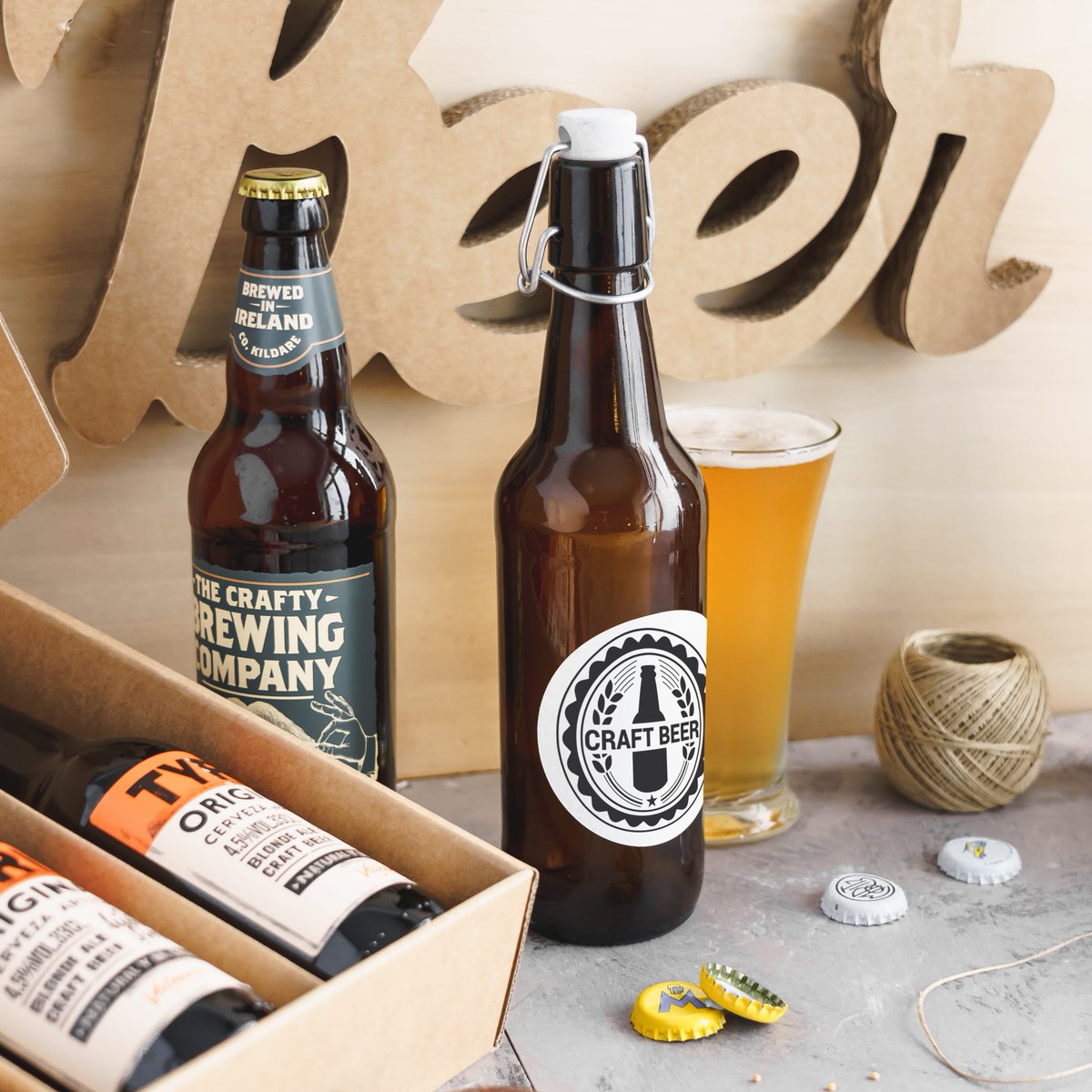 Ti piace anche la birra artigianale? Scopri le nostre scatole e accessori per la birra!🍻📦