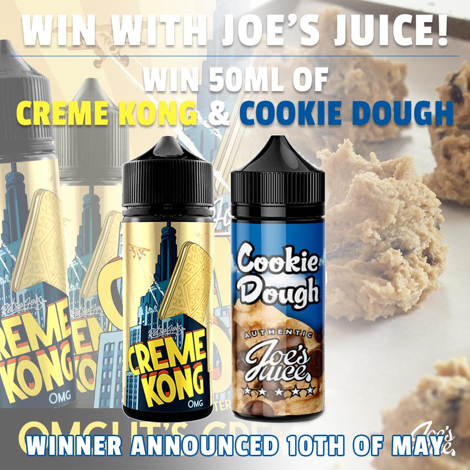 JoesJuiceUK's tweet image. 🎉WIN WITH JOE'S JUICE🎉

Enter our giveaway &amp;amp; be in with a chance of winning 50ml of Creme Kong &amp;amp; 50ml of Cookie Dough!

-- How To Enter --
👍 #RT This Post
😃 Follow Us! (If you don't already)

The Winner will be picked at random and announced on the 27th of June! (U.K. Only)