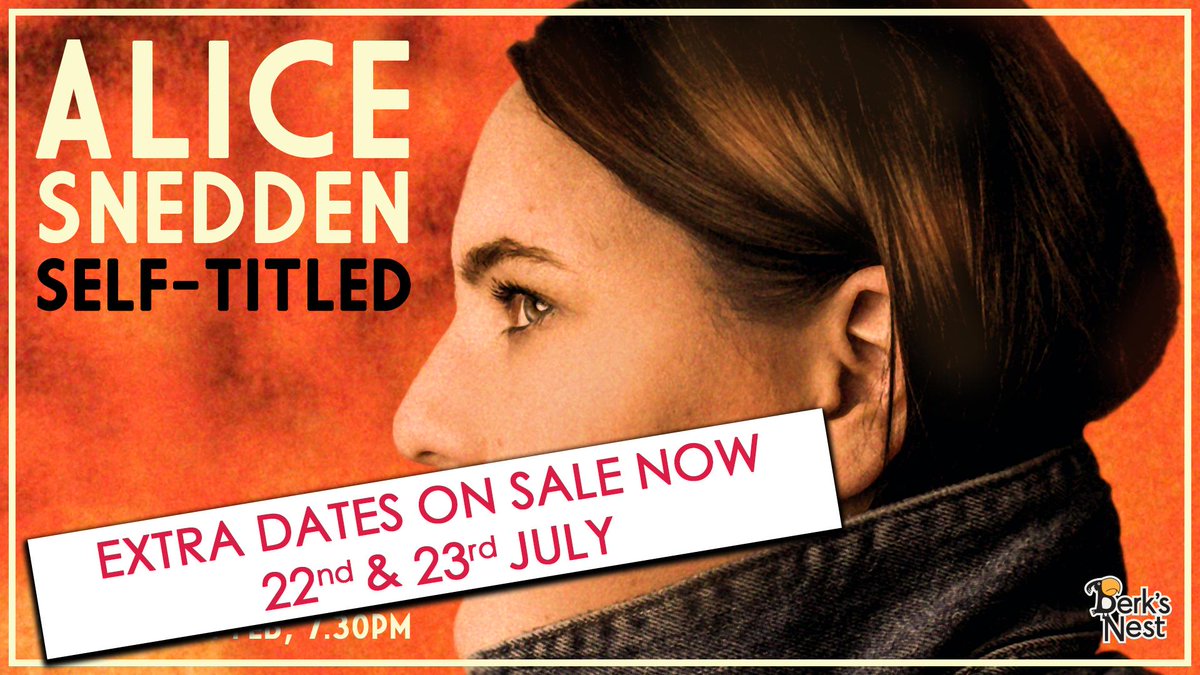 Next month @AliceSnedden brings last year's smash hit Fringe hour back to <a href="/sohotheatre/">Soho Theatre</a> for two more nights after a completely sold out run in February. Get booking: sohotheatre.com/shows/alice-sn…