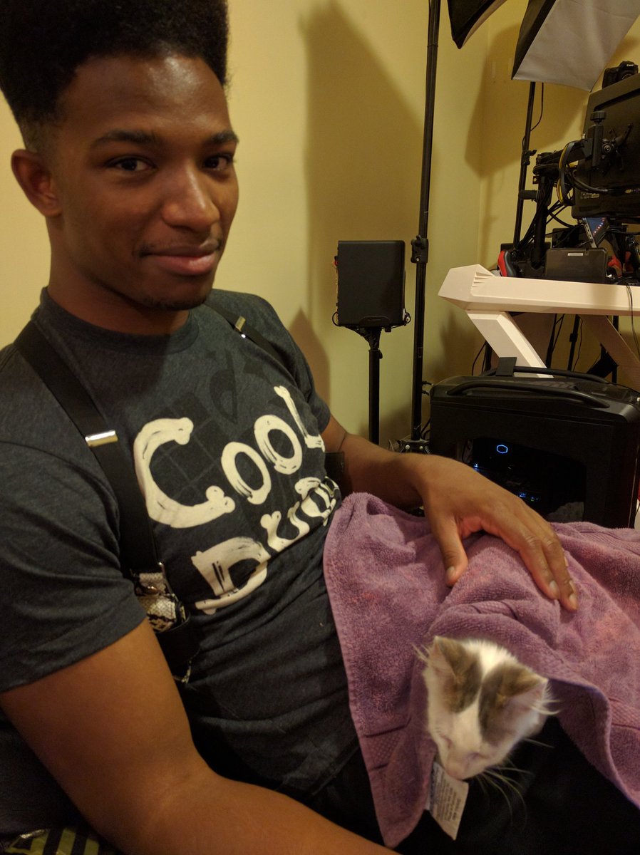 TheAlicePika's tweet photo. Ayeeee changed my profile pic and reminded me of back when we first got Bombay. Etika fucking LOVES this cat!

Hope these pictures can bring some positivity into this dark situation. He's in pain but not harmed, I'm sure of it. Have faith that he's gonna take his health seriously https://t.co/p3n0r0dnCc