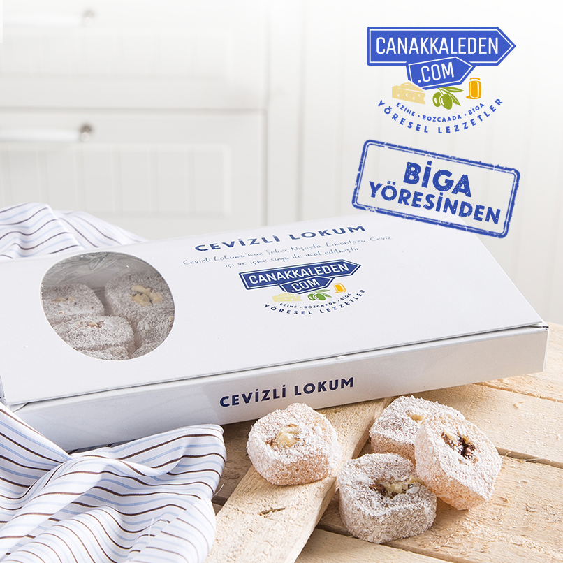 Cevizli lokumumuzla hafta sonunuzu tatlandırın.😋 Şimdi sipariş verebilirsiniz. canakkaleden.com